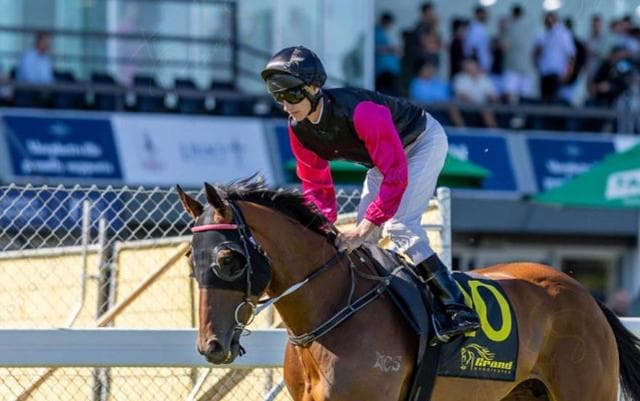 Flying the Carrison Racing Flag